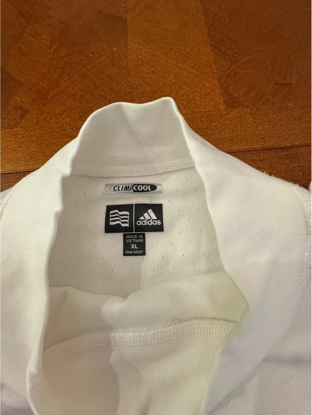 Adidas Climacool National Golf Club White Performance T-Shirt XL 649